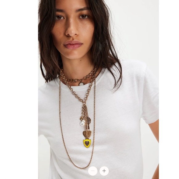 NWT Free People Tate Layer Necklace - Picture 2 of 2